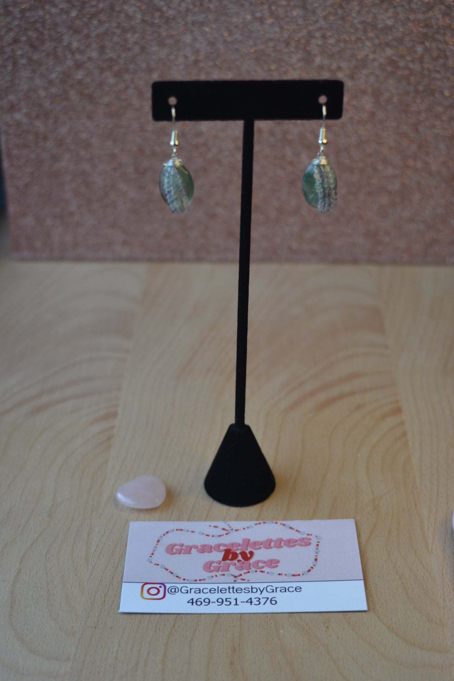 Faceted Fluorite Earrings – “Clarity Cascade”