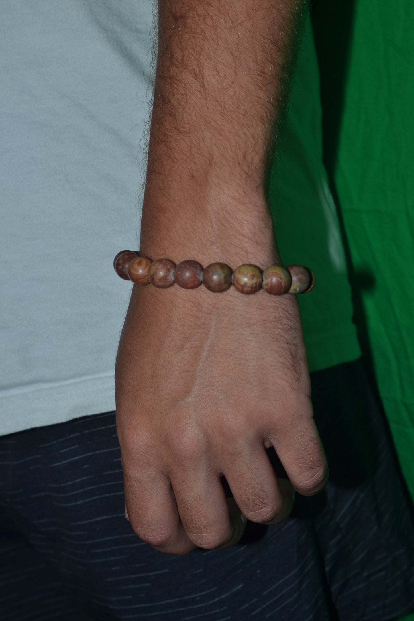 Jasper Bracelet – Masculine Grounding Stone Jewelry for Strength & Stability