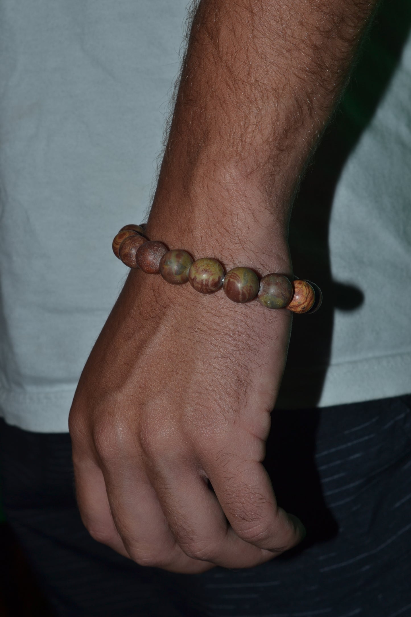 Jasper Bracelet – Masculine Grounding Stone Jewelry for Strength & Stability