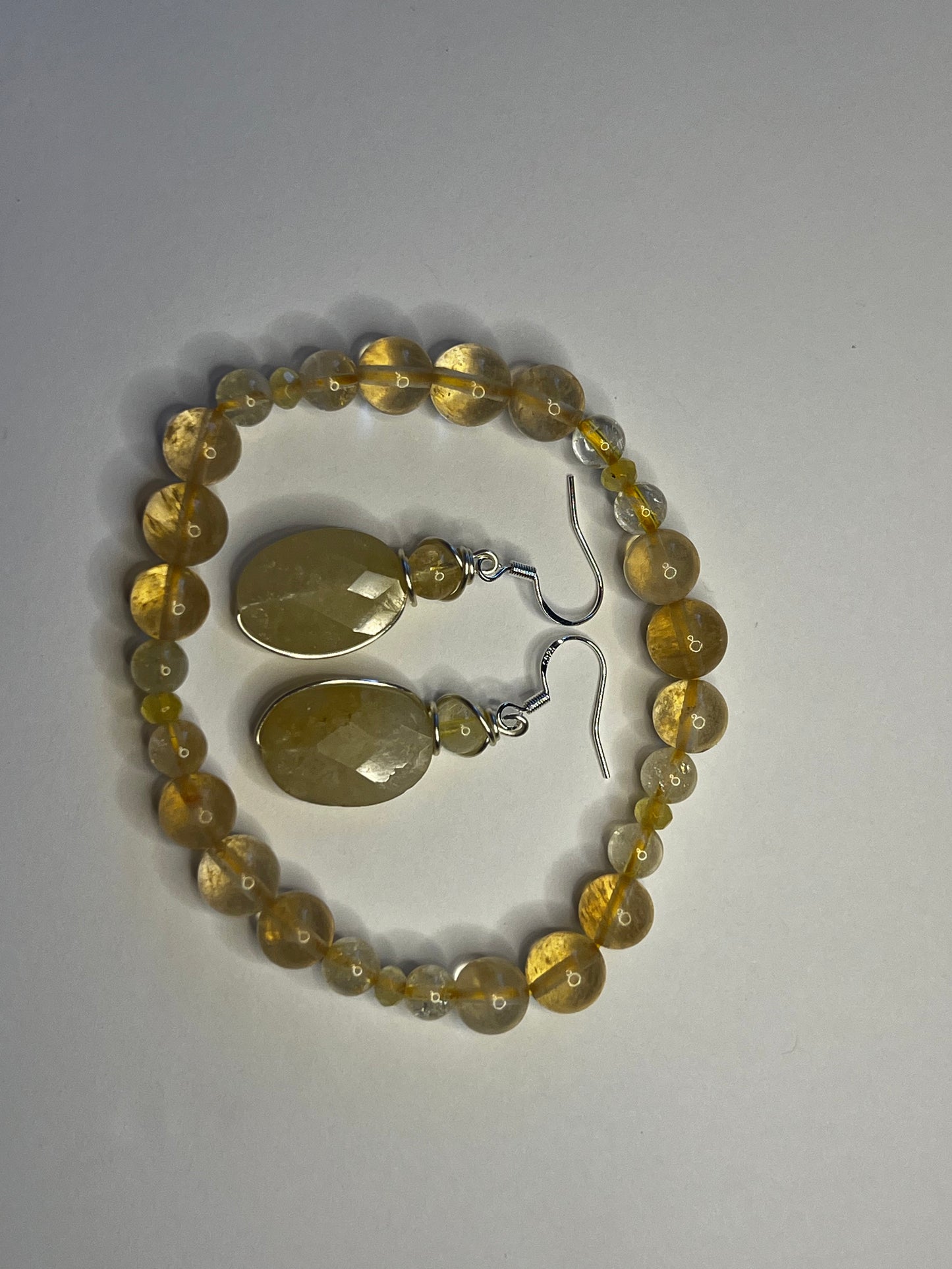 Citrine Radiance Set (Earrings + Bracelet)